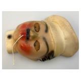 Vintage Mid Century Chalkware Chef String Holder