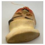 Vintage Mid Century Chalkware Chef String Holder
