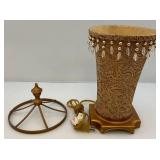 Vintage Torchiere Table Lamp 15"