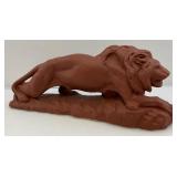 Vintage 17" Pottery Lion