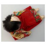 Misc. Vintage Asain Items Including Chalkware Kiss Me & More
