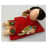Misc. Vintage Asain Items Including Chalkware Kiss Me & More