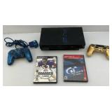 Vintage SONY Playstation 2 With Controllers & Games (Needs Cords)