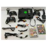 Vintage XBOX With Controllers, Games & More