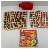 1962 Kenner Give A Show Projector With Cartoon Slides & More