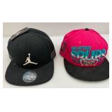 JORDAN Hat (NEW WITH TAGS) & 9FIFTY San Antonio Spurs Hat