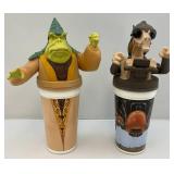 1999 STAR WARS Boss NASS & Sebulba Taco Bell, KFC, Pizza Hut Collectors Cups