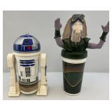 1999 STAR WARS R2D2 & Captain Tarpals Taco Bell, KFC, Pizza Hut Collectors Cups