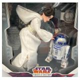 Hasbro Disney STAR WARS "Forces Of Destiny" Princess Leia & R2D2 Platinum Edition (NIB)