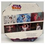 Hasbro Disney STAR WARS "Forces Of Destiny" Princess Leia & R2D2 Platinum Edition (NIB)