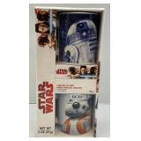 Vintage Disney STAR WARS R2D2 & BB8 Mug Set (NIB)