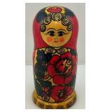Vintage Four Piece Russian Martyoshka Nesting Doll
