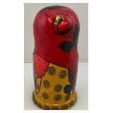 Vintage Four Piece Russian Martyoshka Nesting Doll