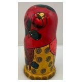Vintage Four Piece Russian Martyoshka Nesting Doll