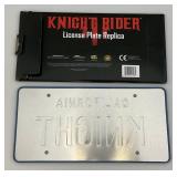 Knight Rider License Plates (NIB)