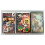 Misc. Vintage VHS Tapes Including Disney & More (Factory Sealed)