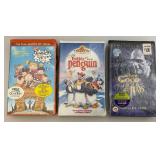 Misc. Vintage VHS Tapes Including Disney & More (Factory Sealed)