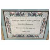 Vintage Framed Needle Point