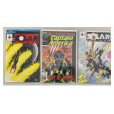 Misc. Vintage Comic Books  Including  (Captain America) & More (Bagged & Carded)