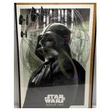 Framed STAR WARS Rogue One Darth Vader Poster