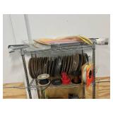 Shelving Unit with Heat Shrink Tubing and other Materials