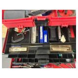 CRAFTSMAN and Plano Tool Boxes Filled with Various Tools