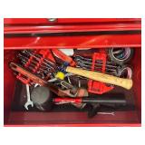 CRAFTSMAN and Plano Tool Boxes Filled with Various Tools