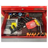 CRAFTSMAN and Plano Tool Boxes Filled with Various Tools