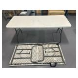 Lot of 2 Folding Tables- 5 foot and 6 foot
