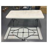 Lot of 2- 6 Foot Folding Tables