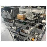 Shelving Unit with Miscellaneous Parts