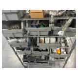 Shelving Unit with Miscellaneous Parts