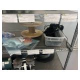 Shelving Unit with Miscellaneous Items