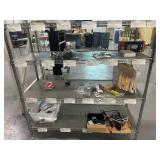 Shelving Unit with Miscellaneous Items