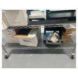 Shelving Unit with Miscellaneous Items