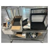 Shelving Unit with Miscellaneous Items