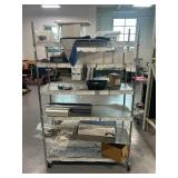 Shelving Unit with Miscellaneous Items