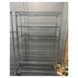 Lot of 2- Shelving Units on Wheels
