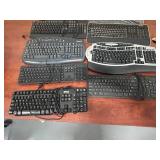 Lot of 9- Computer Keyboards