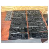 Lot of 13- Wireless Computer Keyboards