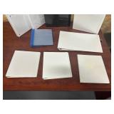 Lot of 9 Binders