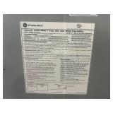 GE Safety Switch TG4324 Model 9 with Siemens Fusible General Duty Safety Switch GF323N