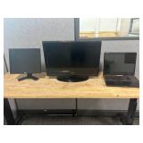 Computer Monitor, TV and Laptop
