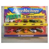 ORIGINAL! - VINTAGE 1997 MICRO MACHINES #5 VOLKSWAGONS, GALOOB #65100 - IN PACKAGE! - NICE PIECE! - SEE PICTURES!