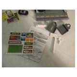 ORIGINAL! - VINTAGE 1992 Micro Machines Street Corners City Motors Showroom Playset Galoob - GREAT SET! - SEE PICTURES!