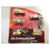 ORIGINAL! - VINTAGE 1997 Mattel CAT Machines Series 1 with MICRO MACHINES CITY CONSTRUCTION CREW - GREAT SET! - NICE! - SEE PICTURES!