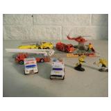 ORIGINAL! - VINTAGE 1997 Mattel URBAN RESCUE Machines Series 1 with MICRO MACHINES / FIRE FIGURES - GREAT SET! - NICE! - SEE PICTURES!