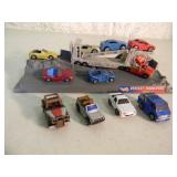 ORIGINAL! - VINTAGE 1997 Mattel VEHICLE TRANSPORT SERIES 1 & MICRO MACHINES COLLECTION - GREAT SET! - NICE! - SEE PICTURES!