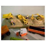 ORIGINAL! - VINTAGE 1997 Mattel CAT MACHINES SERIES 1 & MICRO MACHINES COLLECTION with FIGURES - GREAT SET! - NICE! - SEE PICTURES!