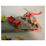 ORIGINAL! - VINTAGE 1997 Mattel URBAN RESCUE SERIES 1 & MICRO MACHINES with FIGURES - GREAT SET! - NICE! - SEE PICTURES!